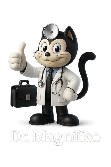 Dr. Magnífico, mascota de Magnificat IH